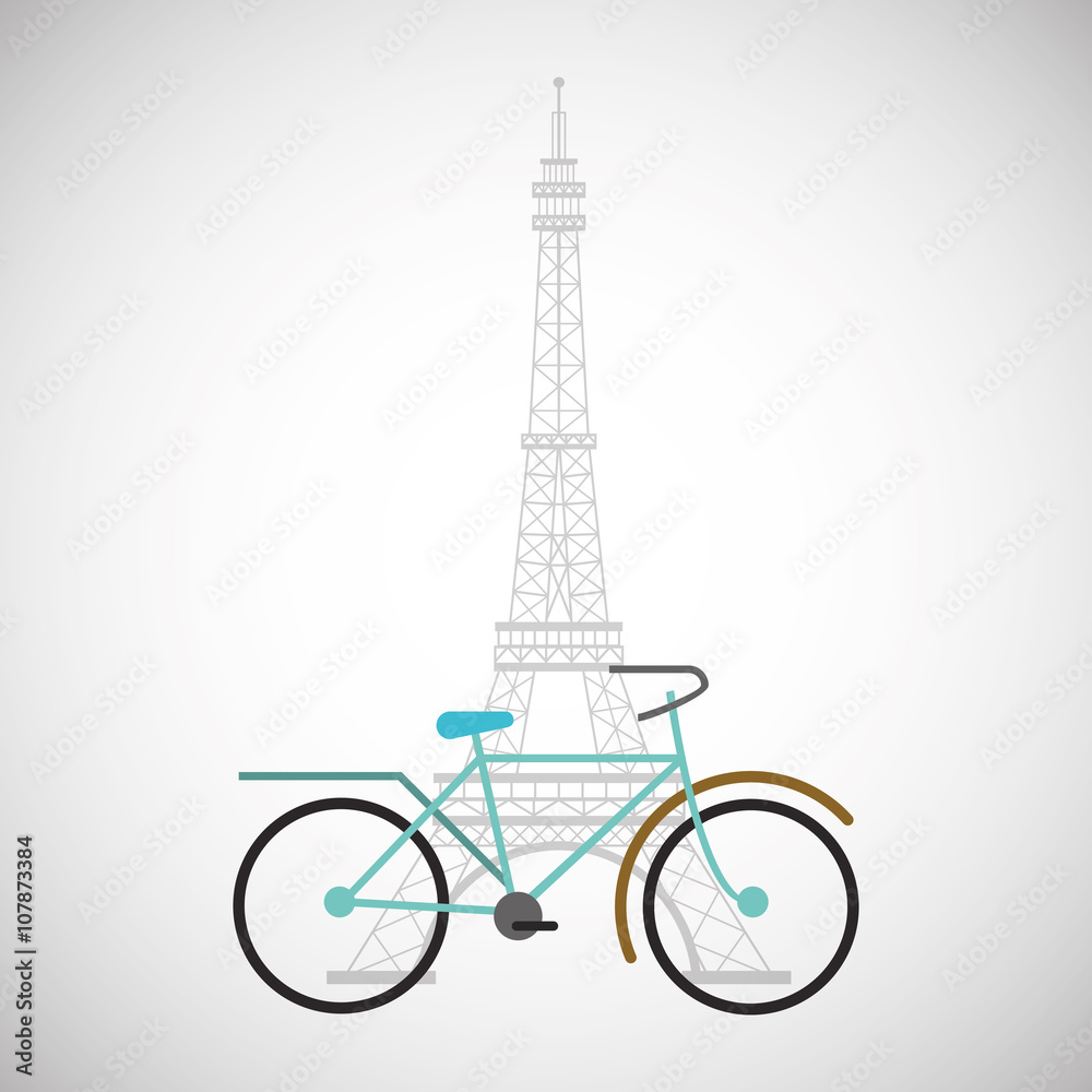 Naklejka Graphic design of Bike lifestyle