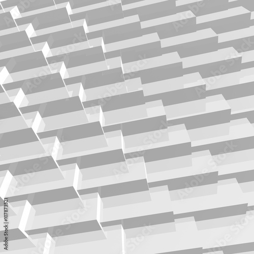 Abstract 3D grey geometry background