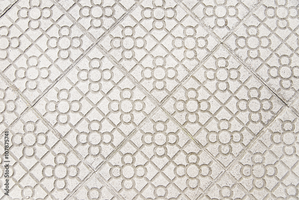 Fototapeta premium Grey stone pavement background texture