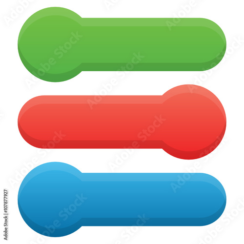 blank buttons