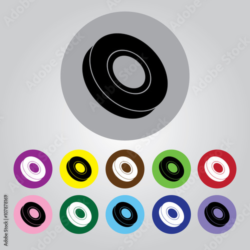 insulation scotch tape vector icon