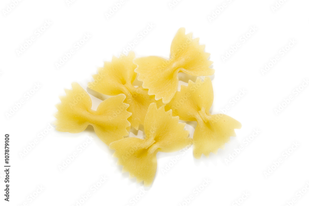 italian pasta isolated on white backgroung italian pasta isolated on white backgroung