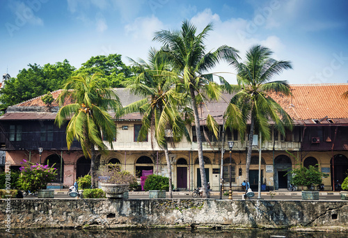 Bilde på lerret dutch colonial buildings in old town of jakarta indonesia