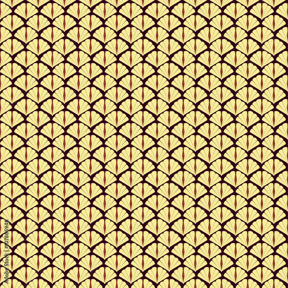 Fototapeta premium Seamless pattern in art deco style. Vector.