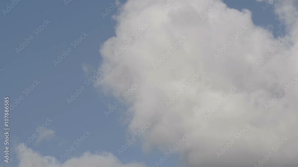 Pretty Fluffy Clouds On Blue Sky Timelapse Pretty Fluffy Clouds On Blue Sky Timelapse