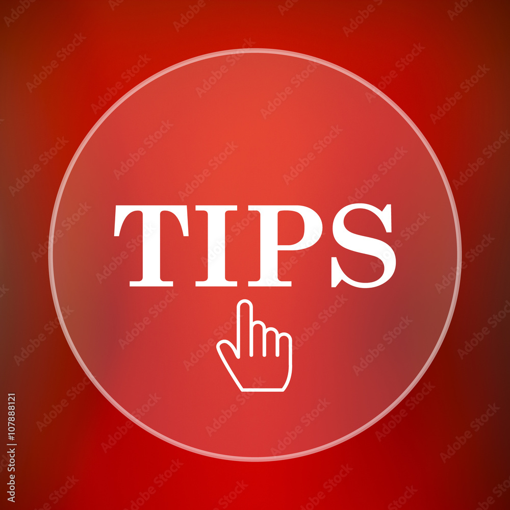 Obraz premium Tips icon
