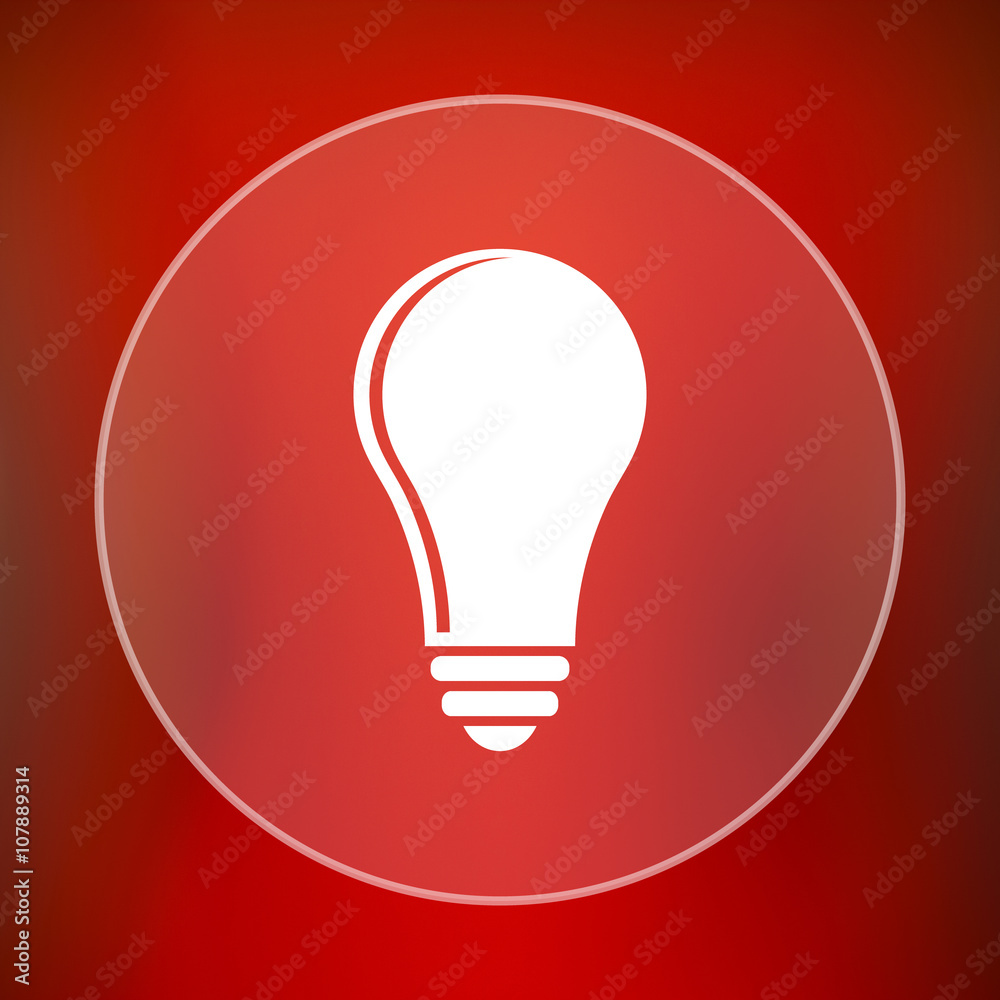 Light bulb - idea icon Light bulb - idea icon