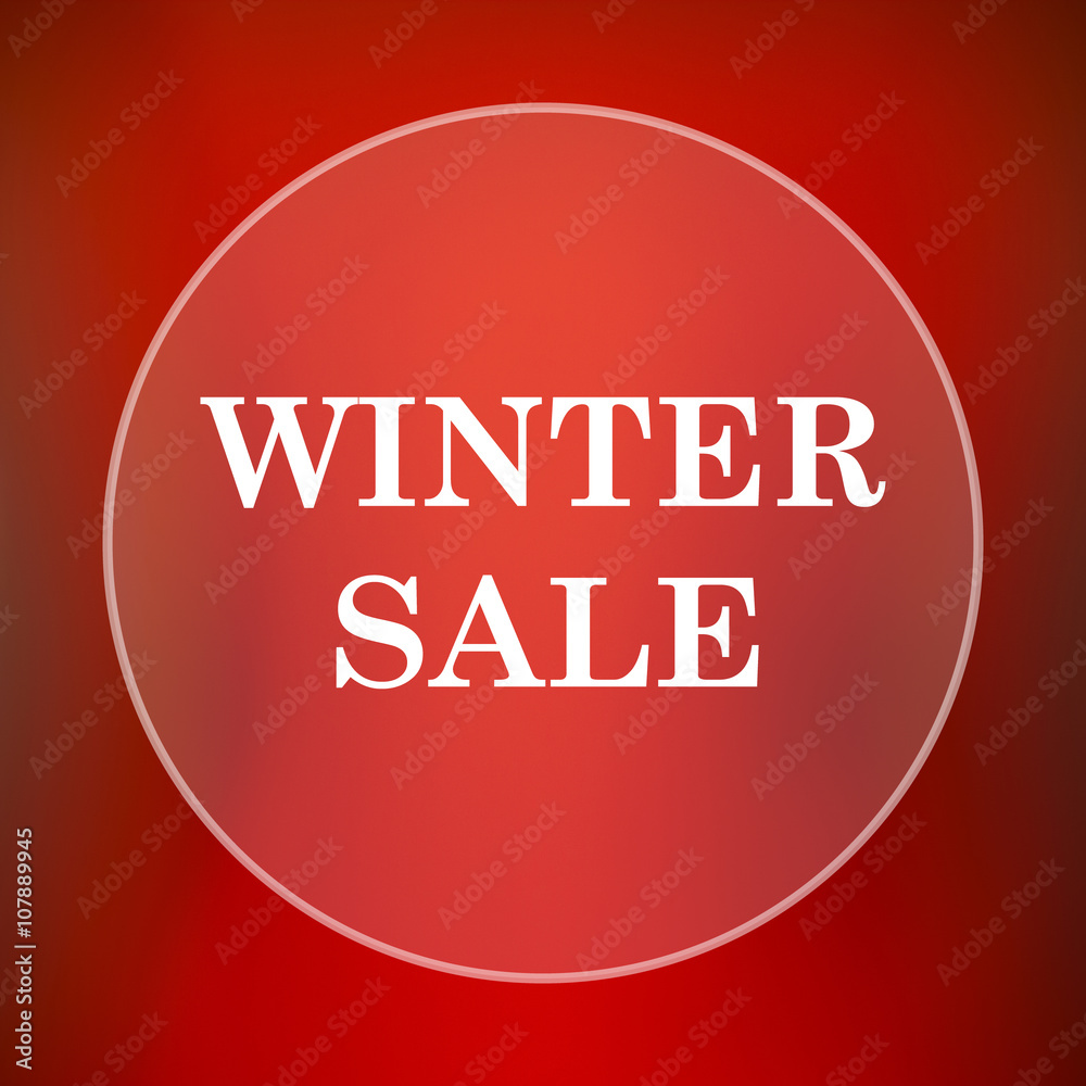 Winter sale icon