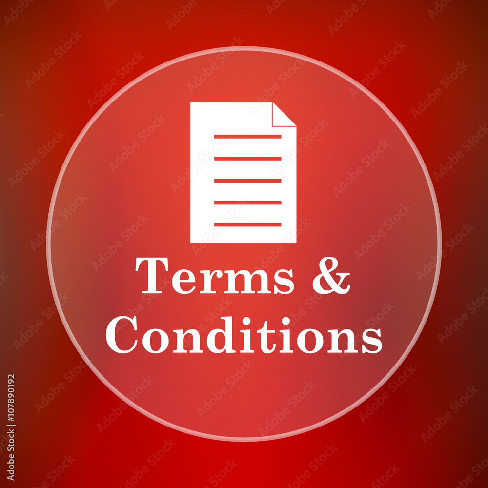 Terms and conditions icon Terms and conditions icon
