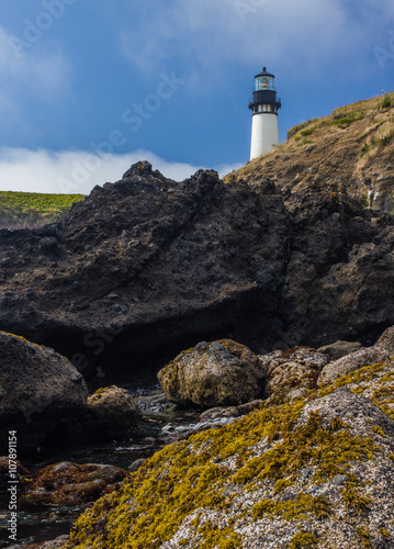 Lighthouse Above Rocks