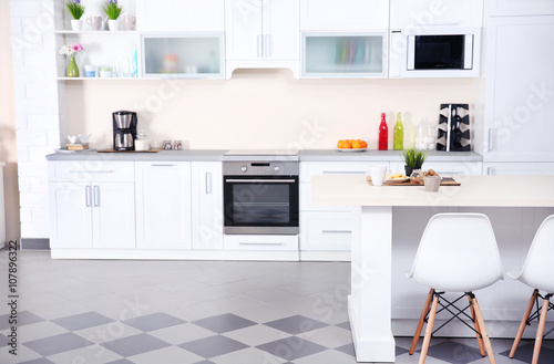 New modern kitchen interior
