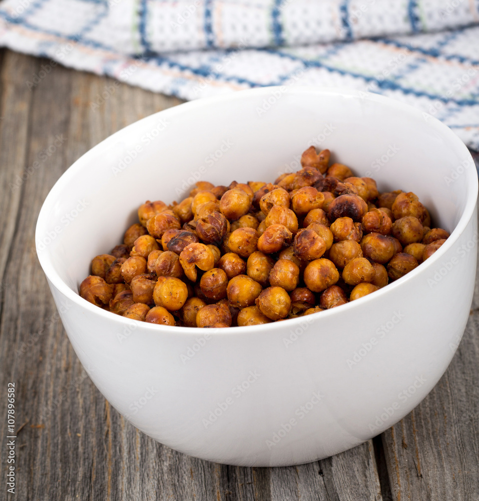 Roasted spicy Seasoned Chick Peas snack