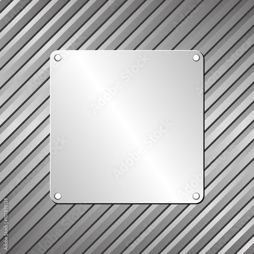 metal plaque