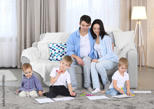 Family concept. Happy famil...
