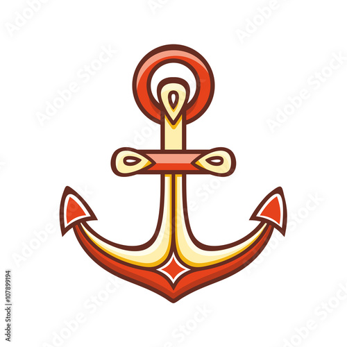 Anchor. Vector illustration