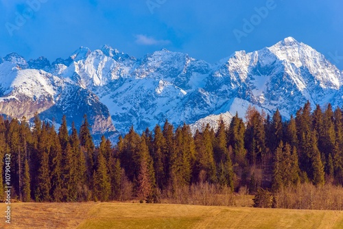 Polish Tatra Mountains Scenery