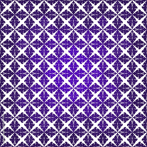 Purple Ornaments Seamless Pattern