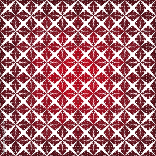 Red Ornaments Seamless Pattern