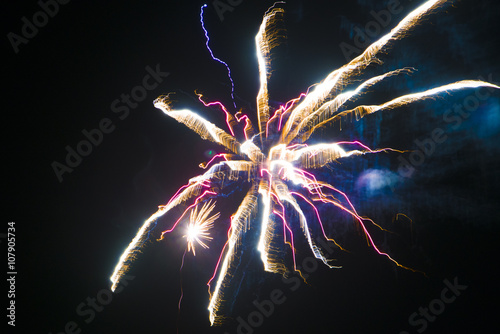 Photography Colorful fireworks in the sky