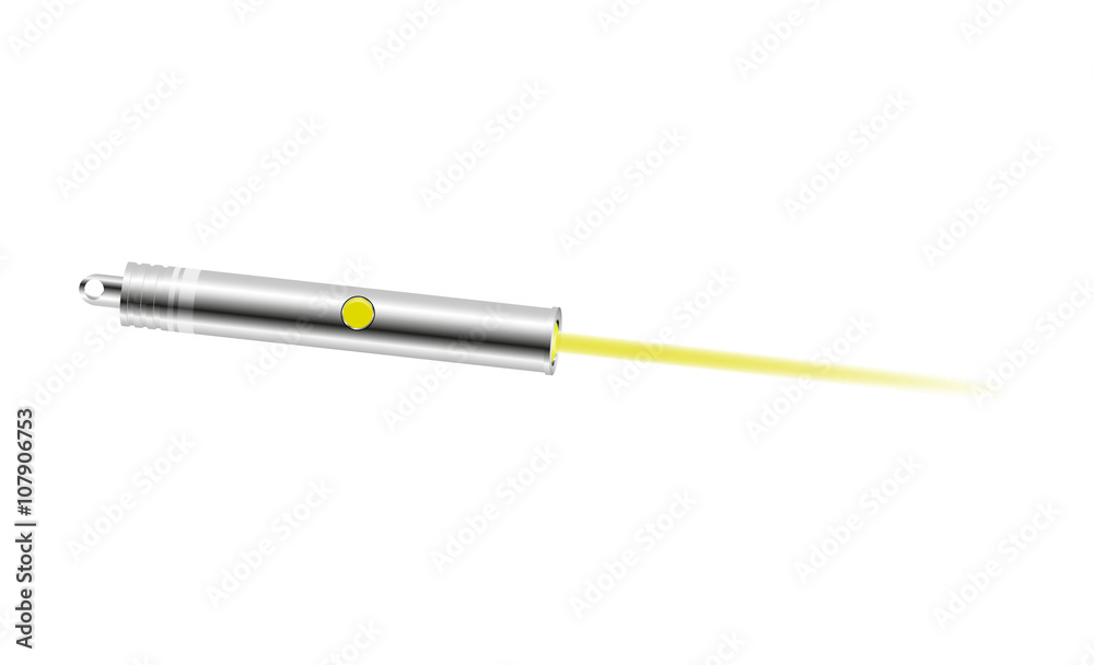 Laser pointer with yellow light Laser pointer with yellow light