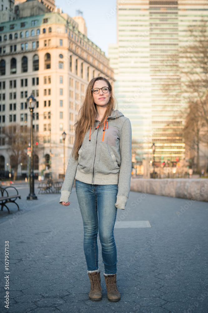 Portrait of Hipster City Girl Portrait of Hipster City Girl