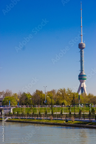 The new TV tower in Tashkent, Uzbekistan photo