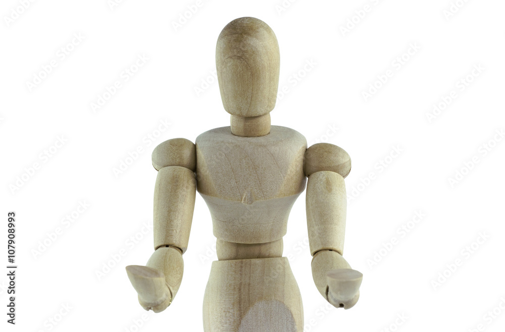 Wooden Mannequin with its hand out Wooden Mannequin with its hand out