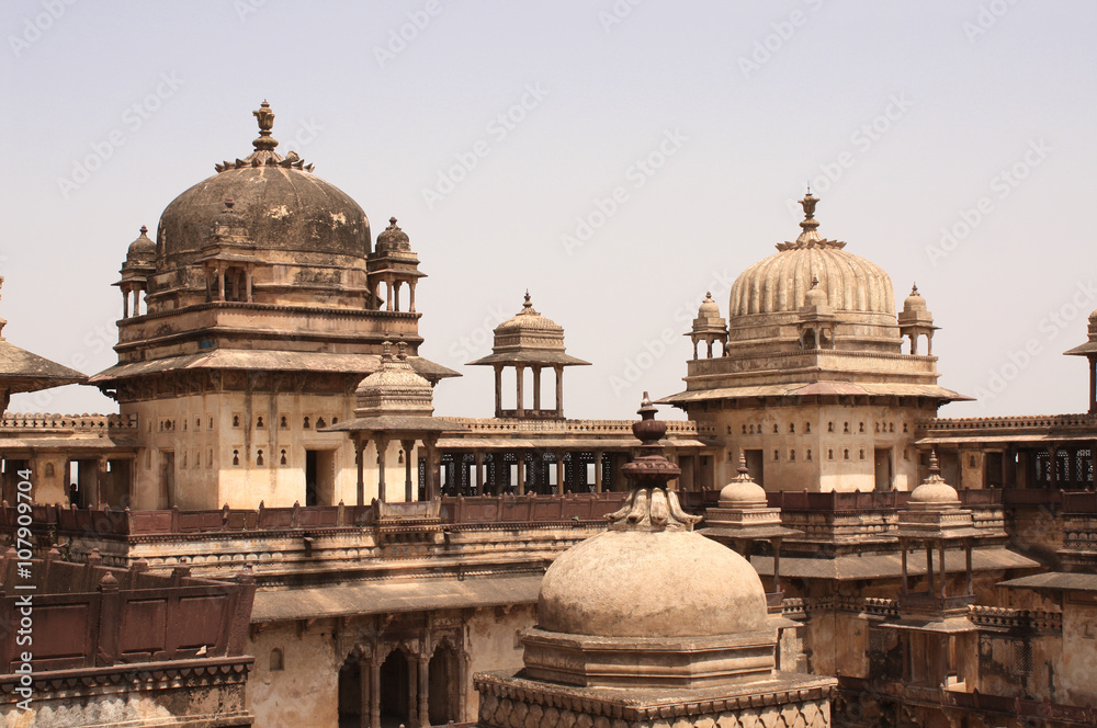 Palace in Orcha, Madhya Pradesh state, India