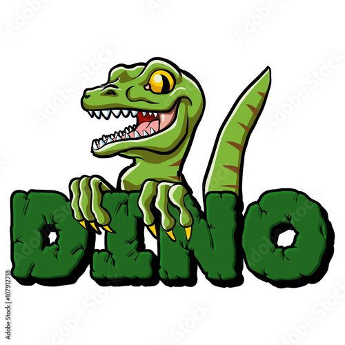 Cute dinosaur cartoon 