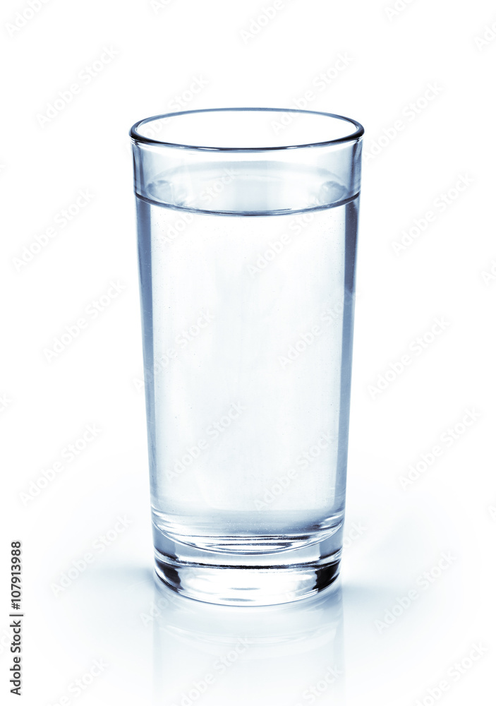 Glass of water isolated on white background. Glass of water isolated on white background.