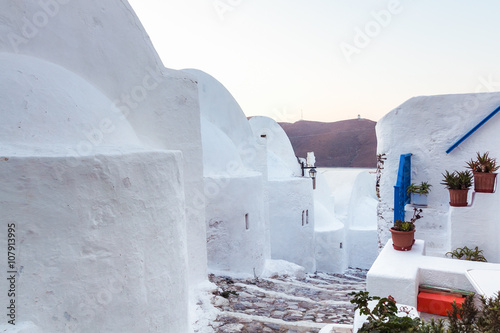 Traditional houses and Churches in Astypalea Greece