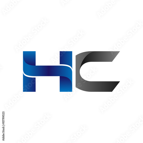 Modern Simple Initial Logo Vector Blue Grey hc Free Download Modern Simple Initial Logo Vector Blue Grey hc - GFXLoad