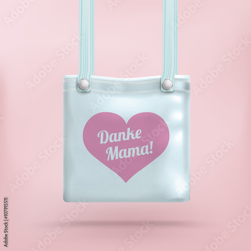 Purse Bag Pink Background Pink Heart Mama photo