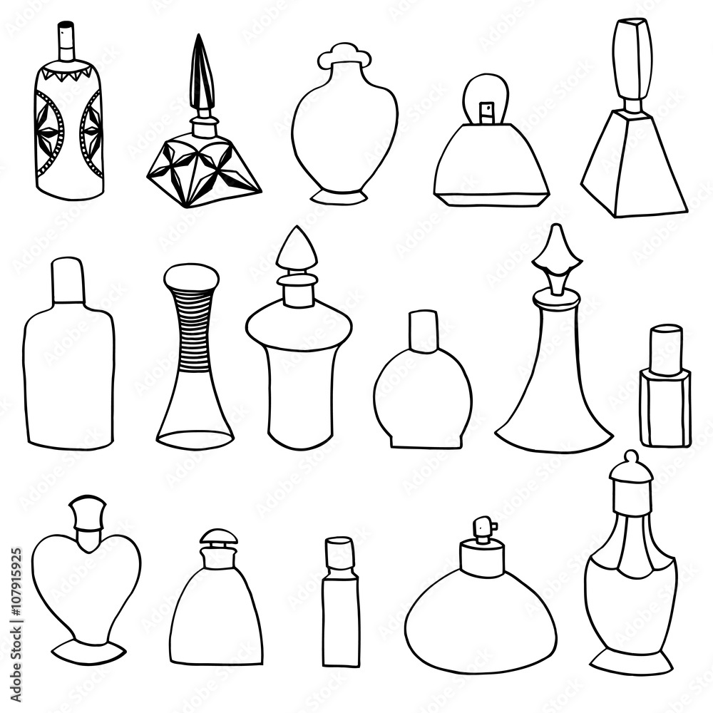 isolated perfume bottles isolated perfume bottles