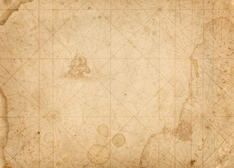old nautical treasure map background