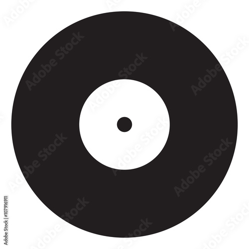 Vinyl disc Vector illustration