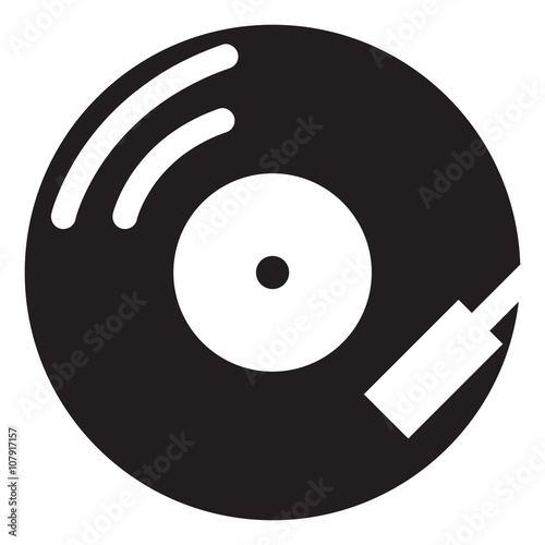 Vinyl disc Vector illustration
