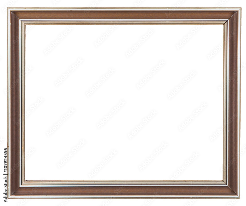 decorative silver frame isolated on white decorative silver frame isolated on white