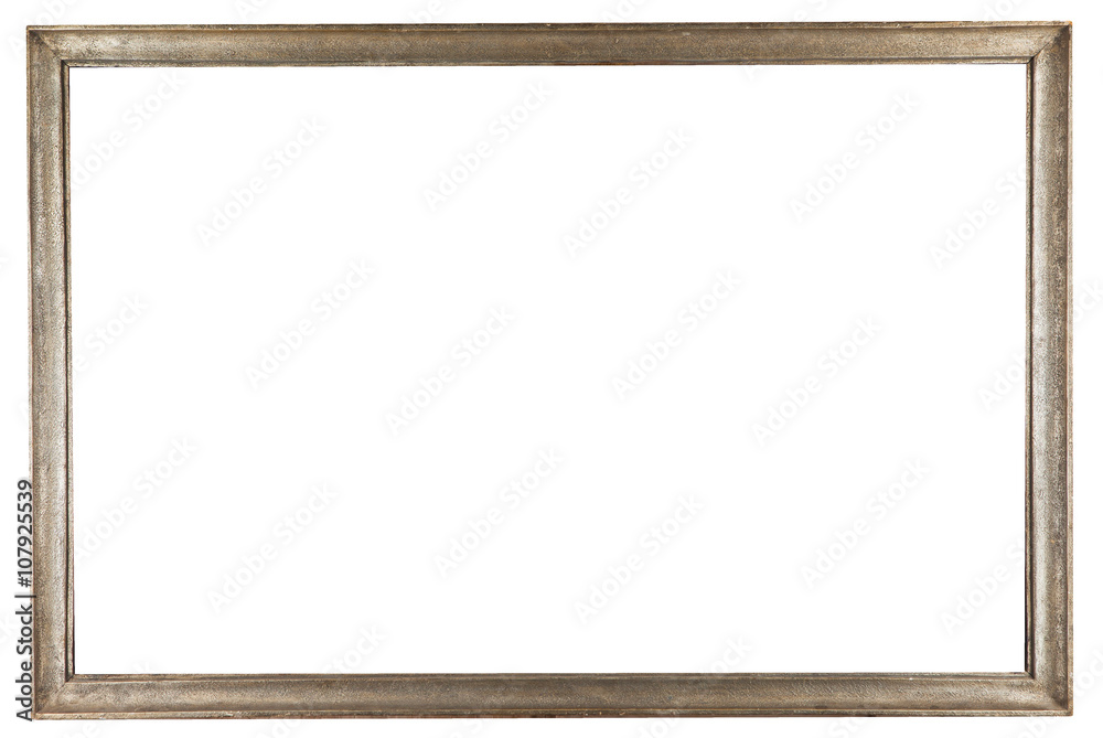 Obraz premium wooden decorative frame for painting isolated on white 