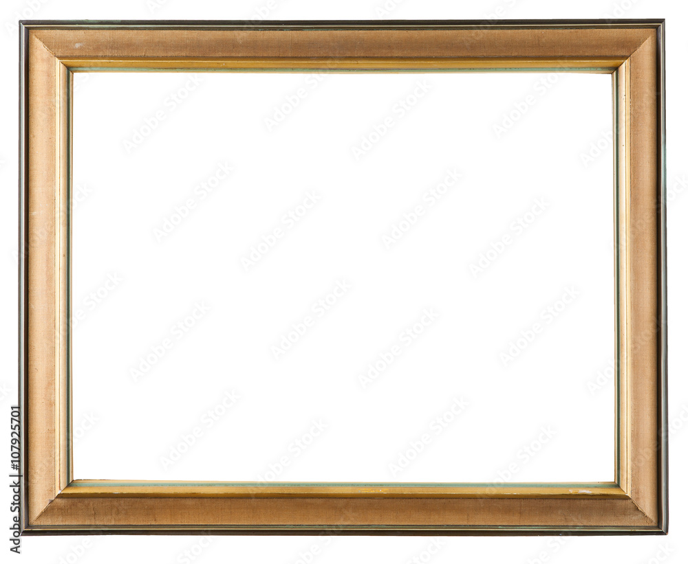 wooden decorative frame for painting isolated on white wooden decorative frame for painting isolated on white