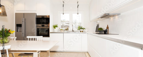 interior of a fancy kitchen