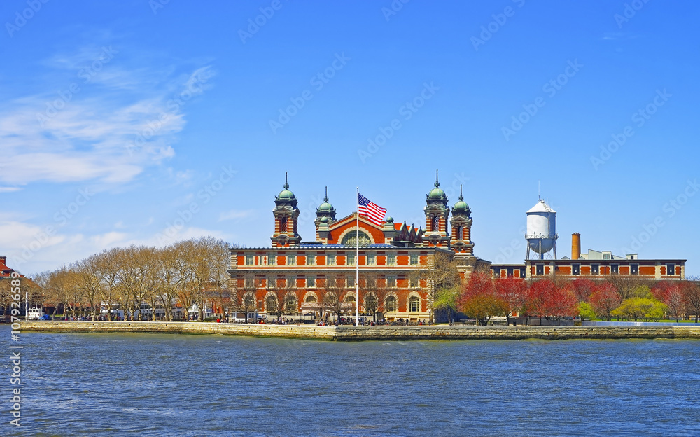 View on Ellis Island View on Ellis Island
