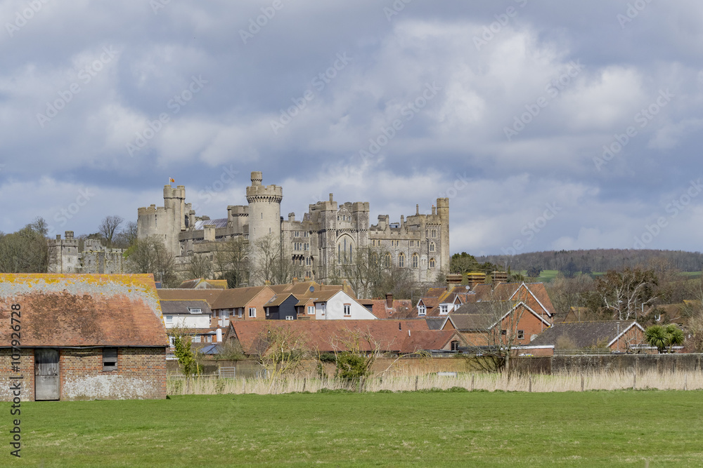 Arundle Castle at afternoon