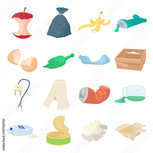 Garbage set icons