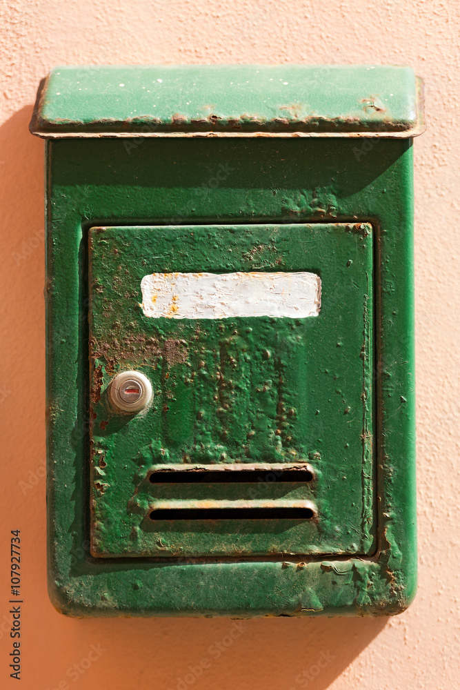Rusty Metal Mailbox - Portovenere Italy
