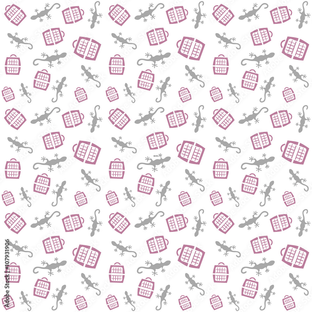 Animals pattern seamless background