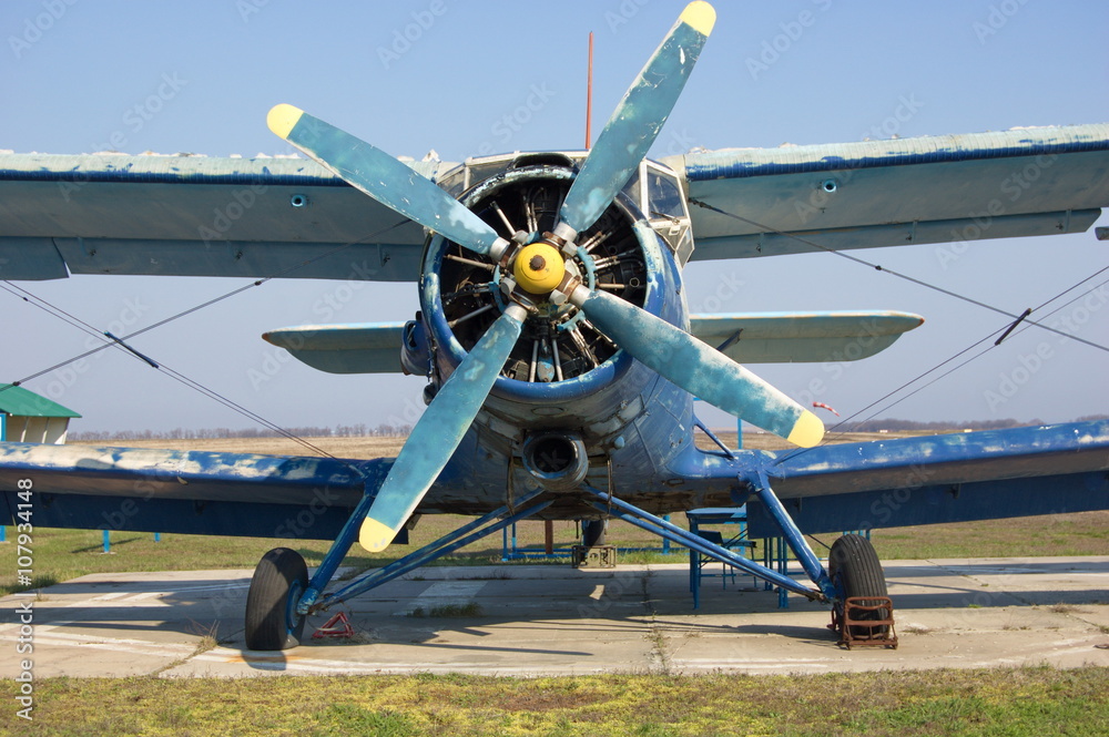 Old Antonov An-2 is a Soviet mass-produced single-engine biplane ...