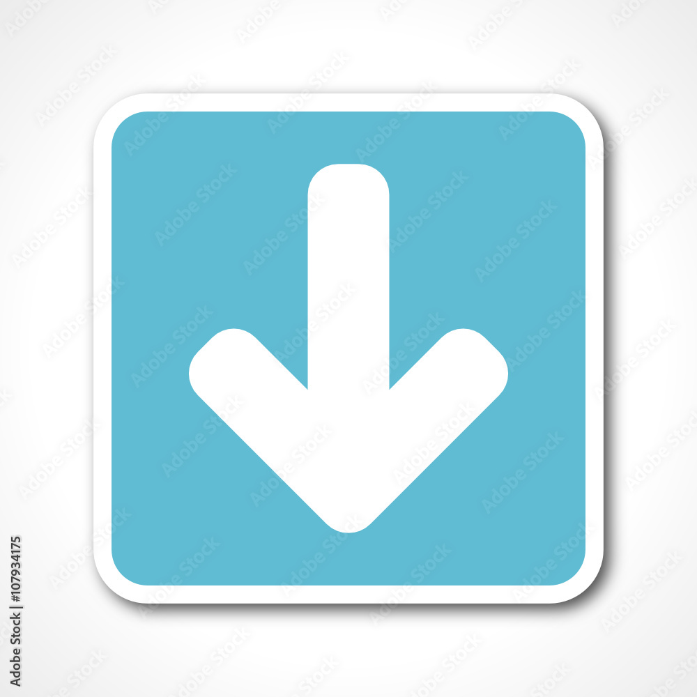 arrow blue flat design vector web icon arrow blue flat design vector web icon