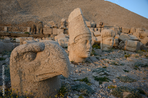 God heads on Nemrut Dag necropolis
