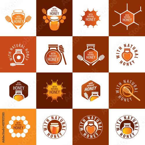 vector honey logo